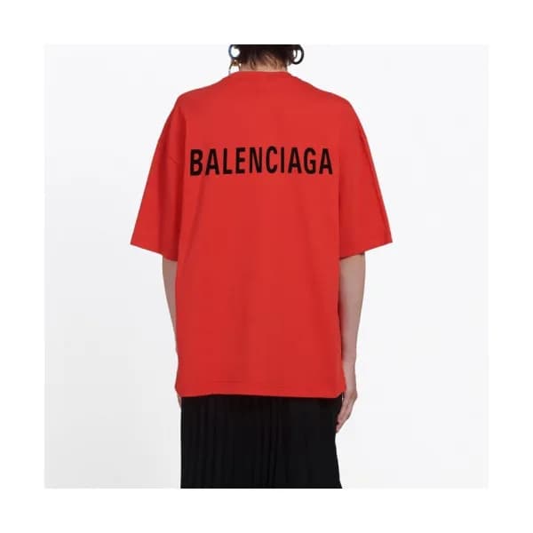 [발렌시아가]Balenciaga 2020 Mm/Wm Logo Cotton Short Sle… - 1