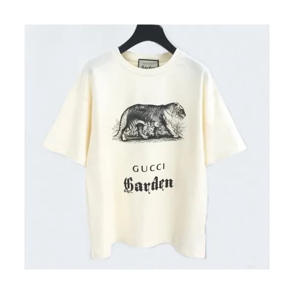 [매장판]Gucci 2020 Mm/Wm Logo Cotton Short Sleeved Ts… - 1