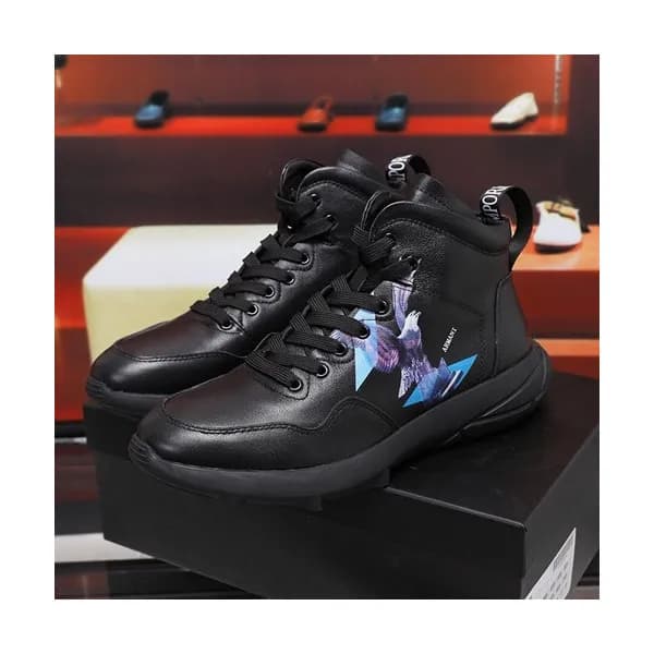 Armani 2020 Mens Leather Sneakers - 알마니 2020 남성용 … - 1