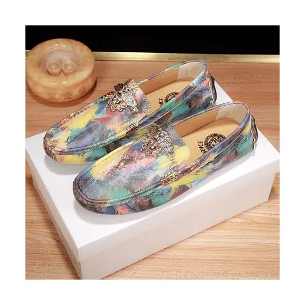 Versace 2020 Mens Leather Loafer - 베르사체 2020 남성용 … - 1