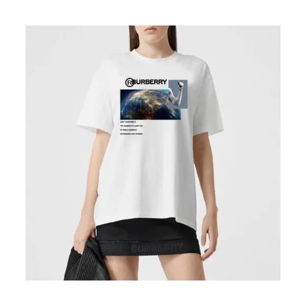 [버버리]Burberry 2020 Mm/Wm Logo Cotton Short Sleeved… - 1