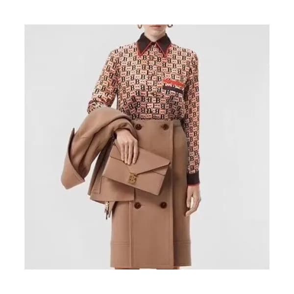[버버리]Burberry 2020 Womens Classic Silk Check Tshir… - 1
