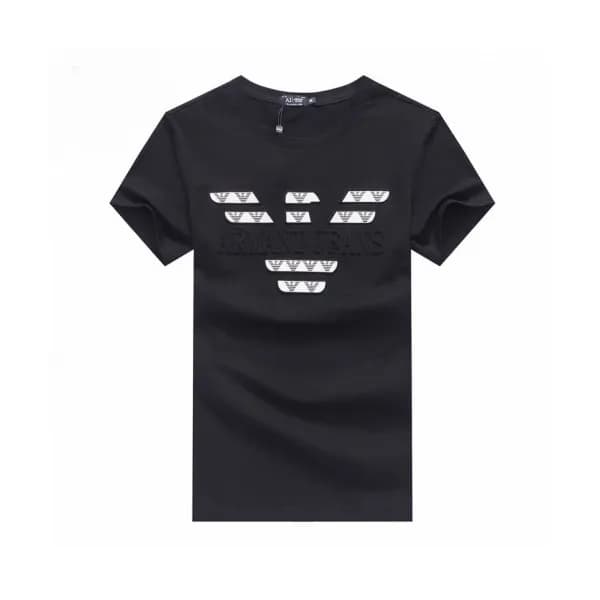 [알마니]Armani 2020 Mens Logo Silket Short Sleeved Ts… - 1