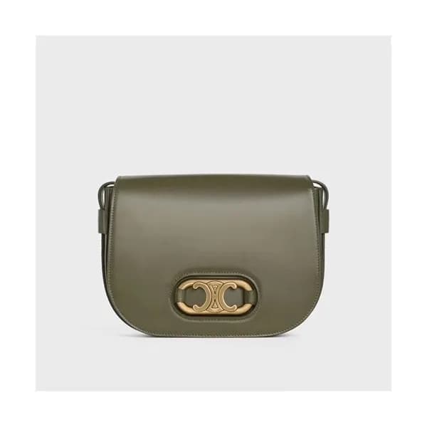 Celine 2020 Maillon Triomphe Leather Shoulder Bag,… - 1