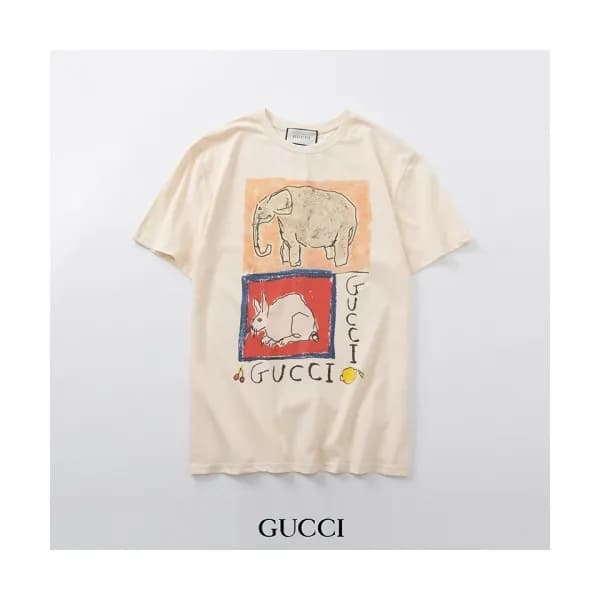 [매장판]Gucci 2020 Mm/Wm Logo Cotton Short Sleeved Ts… - 1