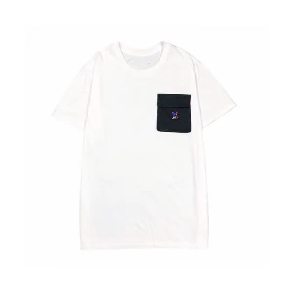 Louis vuitton 2020 Mens Logo Cotton Short Sleeved … - 1