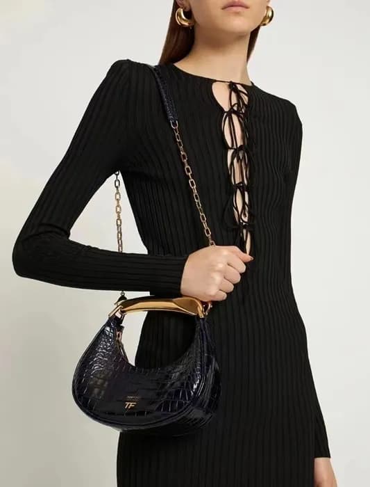 Tom Ford Leather Shoulder Bag,23cm - 톰 포드 레더 여성용 숄… - 1