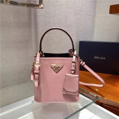Prada 2020 Women's Leather Mini Tote Shoulder … - 1
