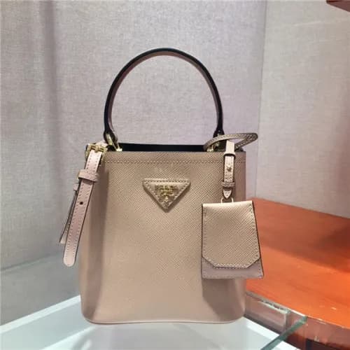 Prada 2020 Women's Leather Mini Tote Shoulder … - 1