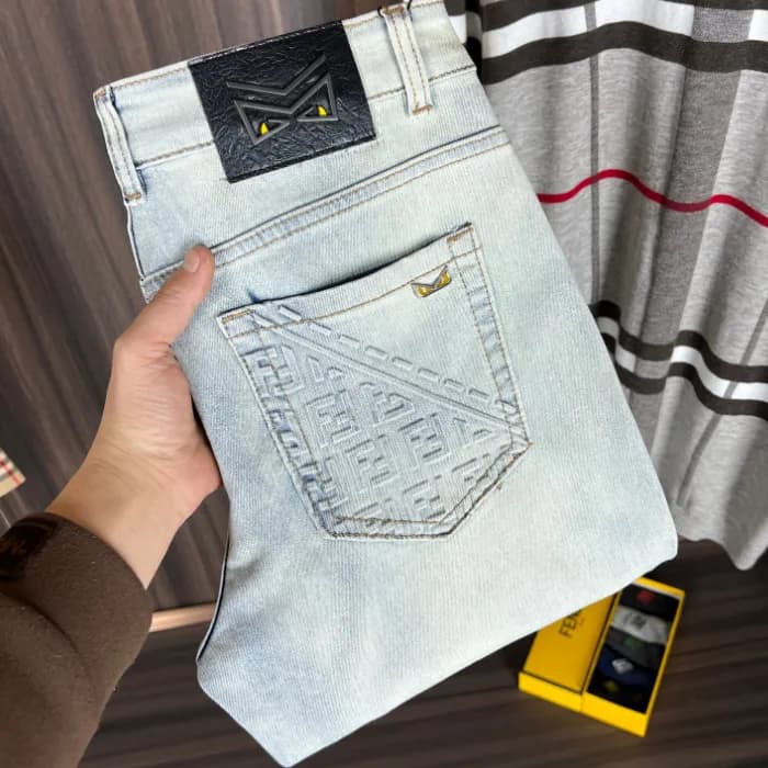 Fendi 2025 Mens Basic Casual Pants - 펜디 2025 남성 베이… - 1