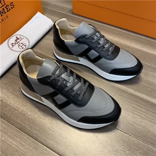 Hermes 2021 Men's Leather Sneakers - 에르메스 2021… - 1