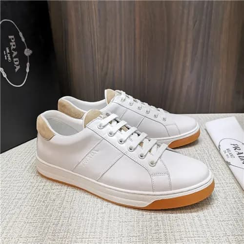 Prada 2021 Men's Leather Sneakers - 프라다 2021 남… - 1