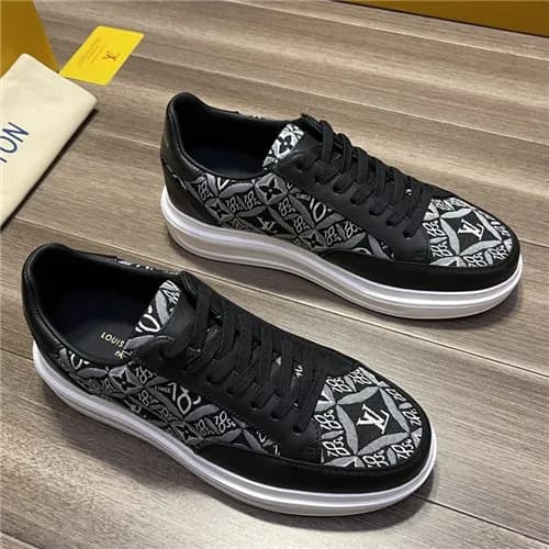 Louis Vuitton 2021 Men's Leathet Sneakers,LOUS… - 1