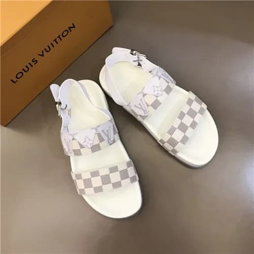 Louis Vuitton 2021 Men's Leather Slipper,LOUS2… - 1