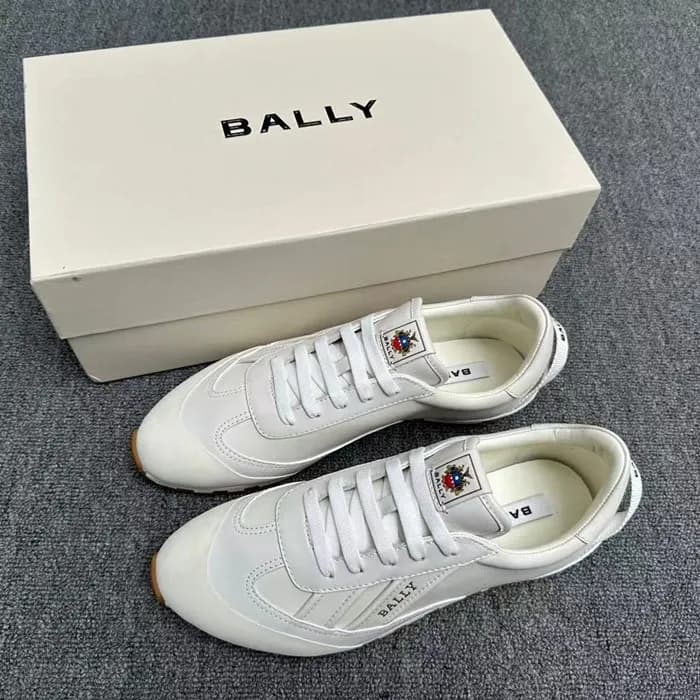 Bally Mens Leather Sneakers,BALS0175 - 발리 남성용 레더 스… - 1