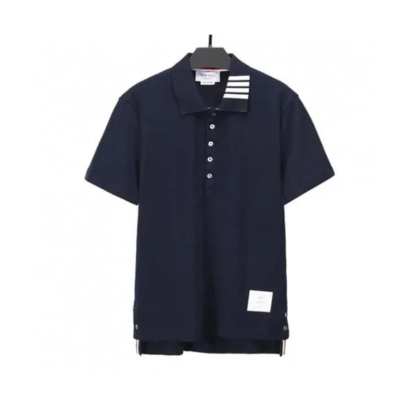 Thom Browne Mens Casual Short Sleeved Tshirts Nav… - 1