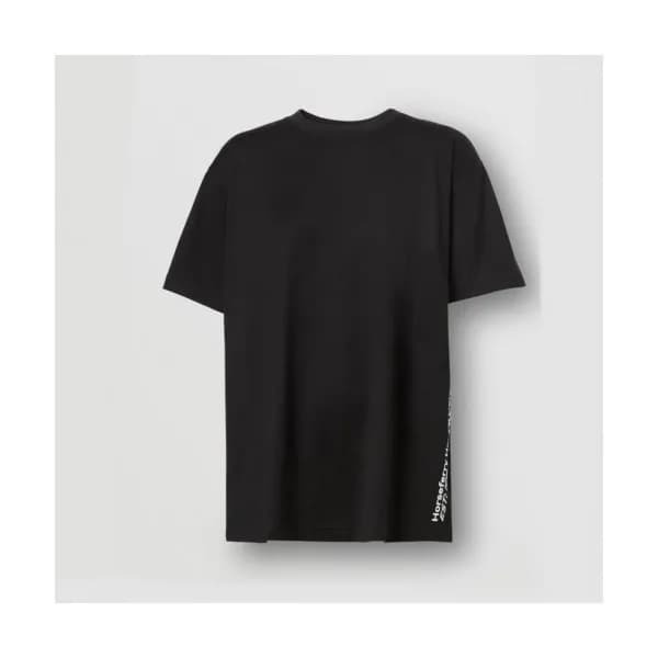 Burberry Mm/Wm Logo Cotton Short Sleeved Tshirts … - 1