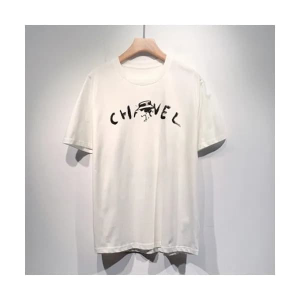 Chanel Mm/Wm 'CC' Logo Cotton Short Sleev… - 1