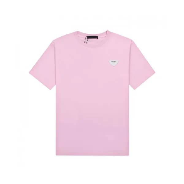 Prada Mm/Wm Basic Logo Short Sleeved Tshirts Pin… - 1