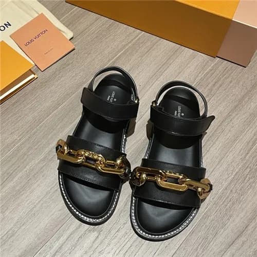 Louis Vuitton 2021 Women's Leather Sandal,LOUS… - 1