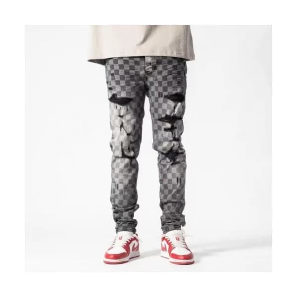 Amiri Mens Trendy Denim Pants Black - 아미리 2021 남성… - 1