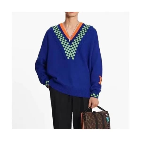Louis vuitton Womens Casual Sweaters Blue - 루이비통 2… - 1