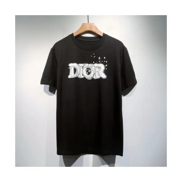 Dior Mm/Wm Casual Crew-neck Short Sleeved Tshirts… - 1