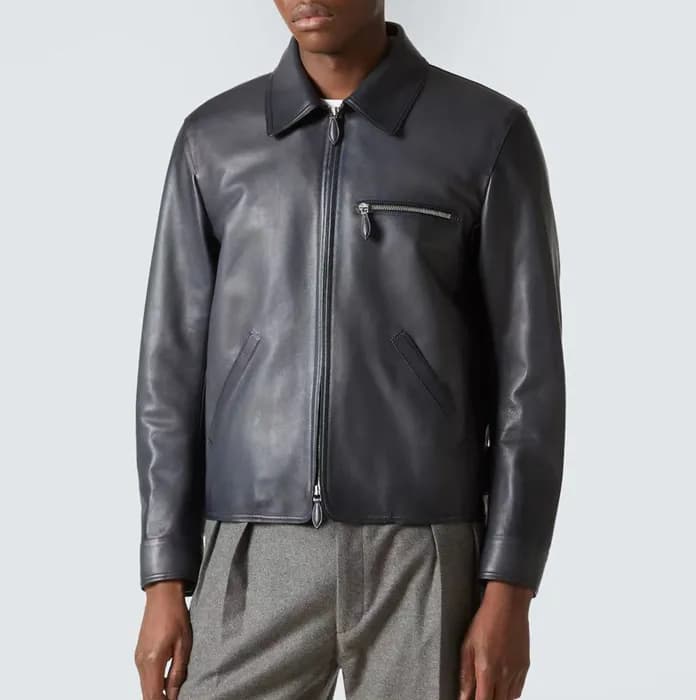 벨루티 남성 가죽 자켓 - Berluti Mens Leather Jackets - bec9… - 1
