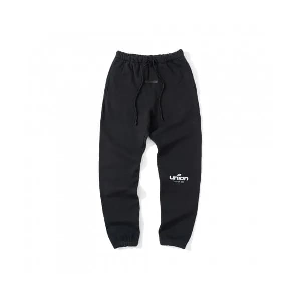 Fear of god Mens Logo Modern Casual Pants Black -… - 1