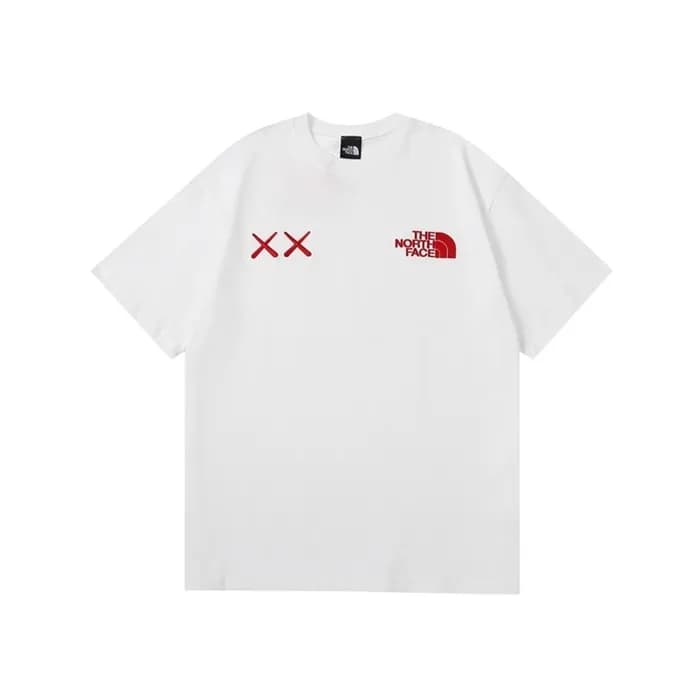 노스페이스 남성 화이트 크루넥 반팔티 - The North Face Mens White T… - 1