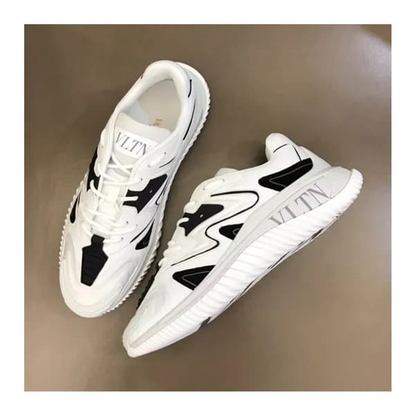 발렌티노 남성 트렌디 화이트 스니커즈 - Mens White Sneakers - val02… - 1
