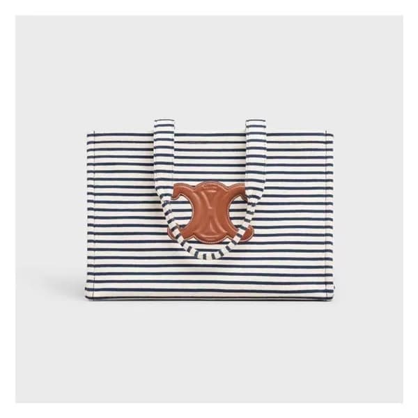 셀린느 여성 Cabas Thais 블루 숄더백 - Celine Womens Blue Sho… - 1