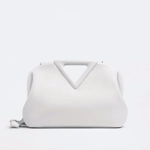 보테가 여성 화이트 토트백 - Womens White Tote Bag - bv0370x - 1