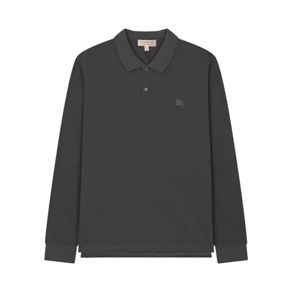 버버리 남자 그레이 폴로 맨투맨 - Unisex Gray Tshirts - bur04442… - 1