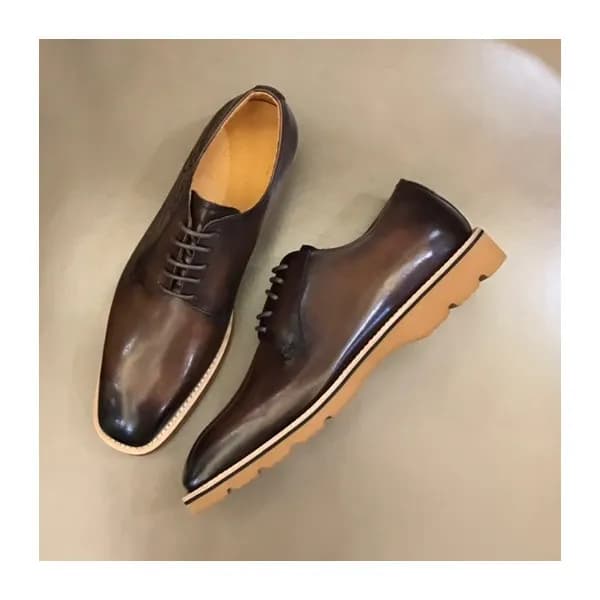 벨루티 남성 클래식 브라운 옥스퍼드 - Mens Brown Oxford - ber0119x - 1