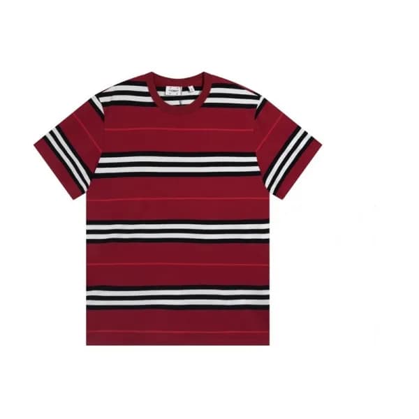 버버리 남성 레드 크루넥 반팔티 - Mens Red Tshirts - Bur04492x - 1