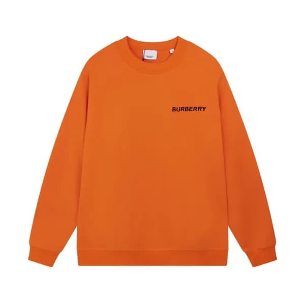버버리 남성 크루넥 오렌지 맨투맨 - Burberry Mens Orange Tshirts … - 1