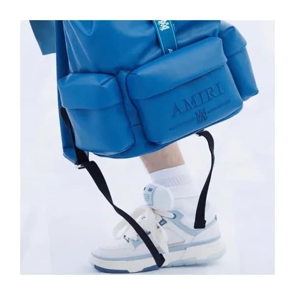 아미리 남/녀 블루 스니커즈 - Amiri Unisex Blue Sneakers - ami… - 1