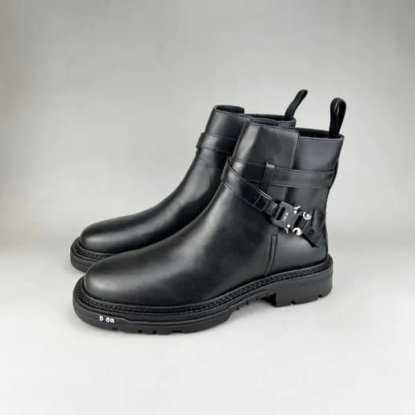 디올 남성 블랙 앵클 부츠 - Dior Mens Black Boots - di41x - 1