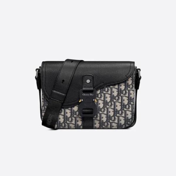 디올 남성 블랙 크로스백 - Dior Mens Black Cross Bag - di228x - 1
