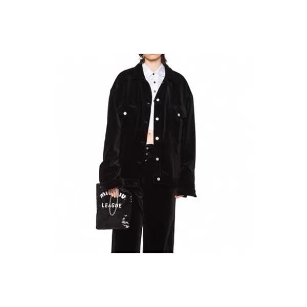 미우미우 여성 블랙 자켓 - Miumiu Womens Black Jackets - miu2… - 1