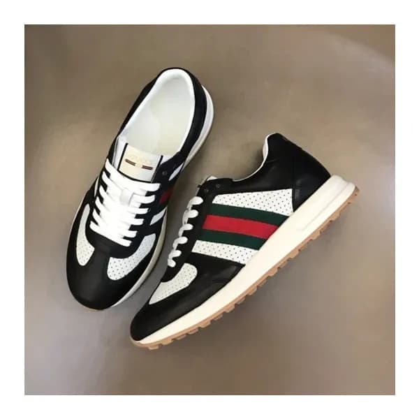 구찌 남성 블랙 스니커즈 - Gucci Mens Black Sneakers- gu323X - 1