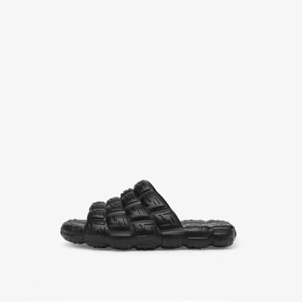 펜디 남/녀 블랙 슬리퍼 - Fendi Unisex Black Slipper - fe94x - 1
