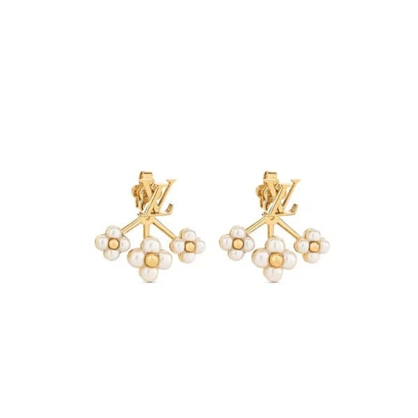 루이비통 여성 옐로우 골드 이어링 - Louis vuitton Womens Yellow G… - 1