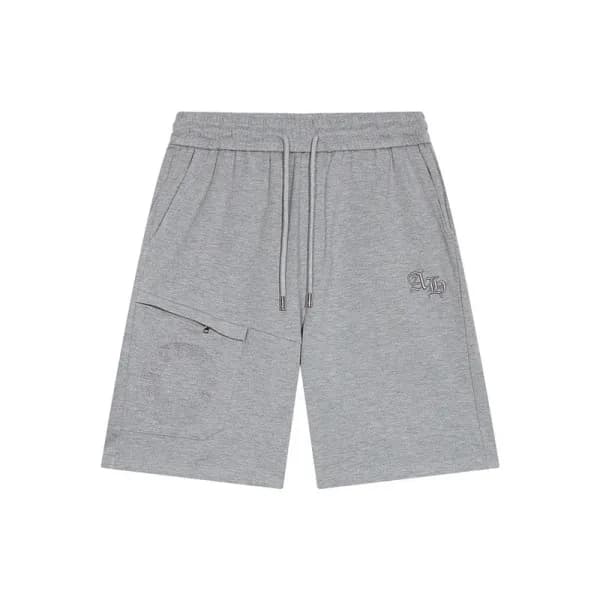 크롬하츠 남성 캐쥬얼 그레이 반바지 - Chrom Hearts Mens Gray Half-… - 1