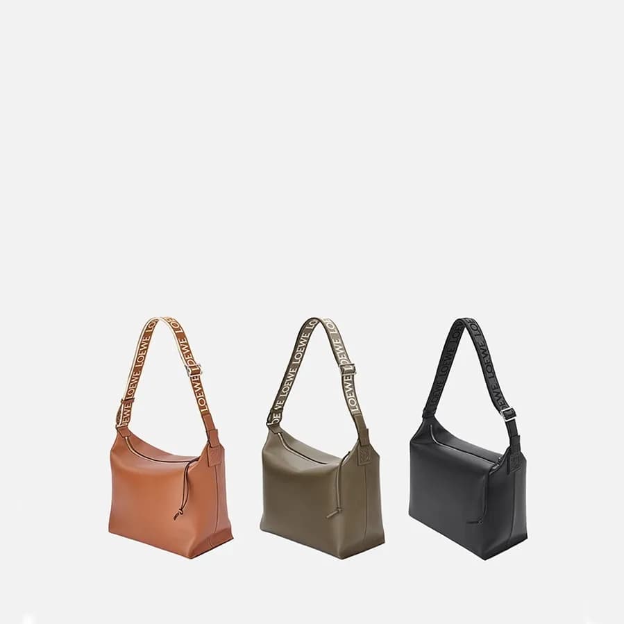 로에베 남성 스무스 카프스킨 & 자카드 큐비 크로스 백 【매장-330만원대】 - Loewe… - 1