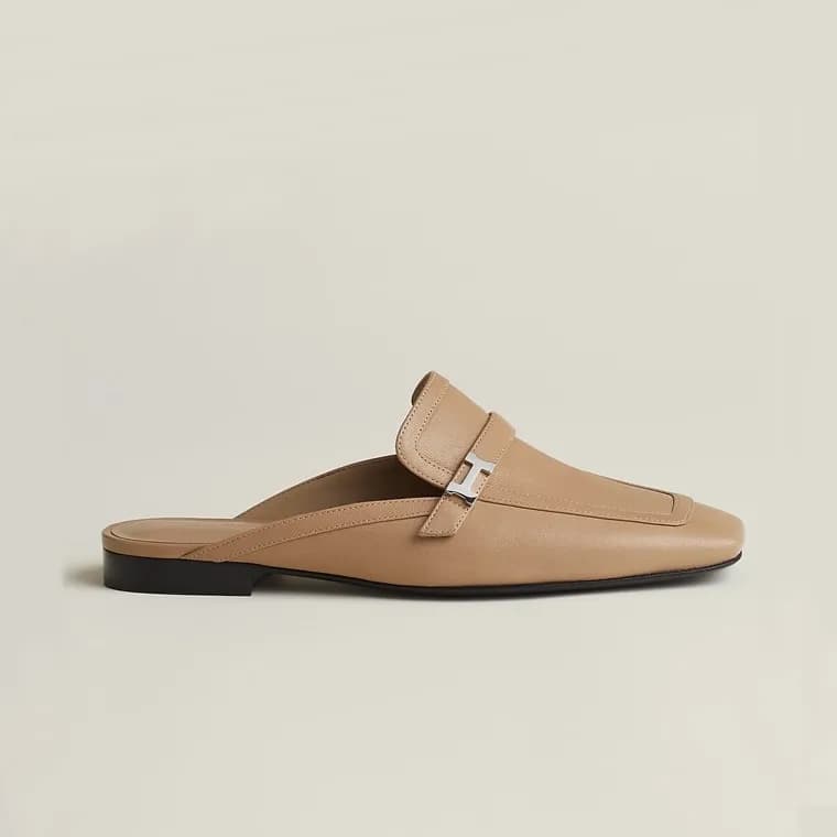 에르메스 그루피 뮬 샌들 【매장-220만원대】 - Hermes Womens Camel Mu… - 1