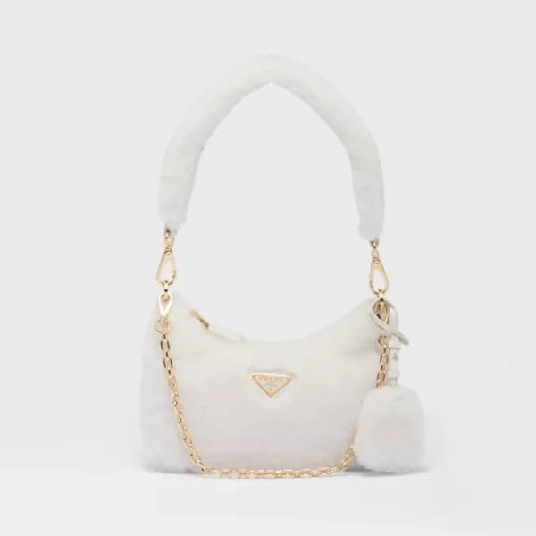 프라다 여성 화이트 호보 - Prada Womens White Hobo Bag - pr79… - 1