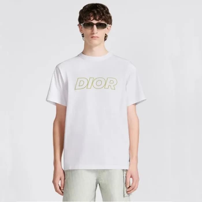 디올 남성 화이트 반팔티 - Dior Mens White Tshirts - dic243x - 1