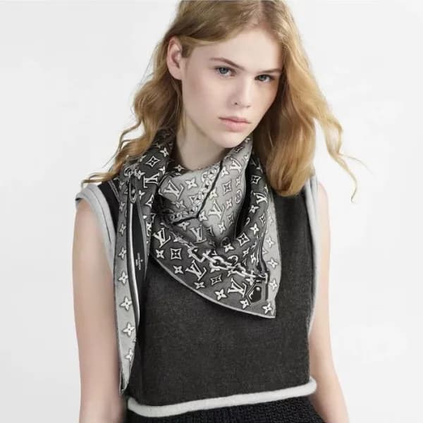 루이비통 여성 그레이 스카프 - Louis vuitton Womens Scarf - acc… - 1